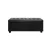 Artiss 97cm Black Faux Leather Storage Ottoman Blanket Box - Elegant Seating with Generous Storage & Solid Wood Frame