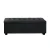Artiss 97cm Charcoal Linen Storage Ottoman Blanket Box - Elegant Faux Linen, Multi-Functional with Generous Storage