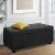 Artiss 97cm Charcoal Linen Storage Ottoman Blanket Box - Elegant Faux Linen, Multi-Functional with Generous Storage