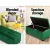 Artiss Storage Ottoman, Velvet, 98cm, Green, Elegant Tufted Design, Spacious Blanket Box, Versatile Home Décor