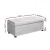 Artiss 97cm White Storage Ottoman Blanket Box - Premium Faux PU Leather, Solid Wood Frame, Generous Storage Space