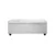 Artiss 97cm White Storage Ottoman Blanket Box - Premium Faux PU Leather, Solid Wood Frame, Generous Storage Space