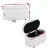 Artiss Storage Ottoman Blanket Box 87cm Bouclé Fabric Oval, White, Padded Seat, Hinged Lid, Bedroom Organiser