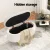 Artiss 87cm White Velvet Oval Storage Ottoman with Metal Legs - Stylish Blanket Box with Generous Storage, Easy Assembly