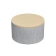Artiss 60cm Grey Round Storage Ottoman Blanket Box - Faux Linen, Removable Lid, Anti-Slip, 150kg Capacity Artiss 60cm Grey Round Storage Ottoman Blanket Box - Faux Linen, Removable Lid, Anti-Slip, 150kg Capacity