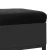 Artiss Boucle Storage Ottoman, MDF Frame, 110cm, Black, Hidden Storage, Open Shelf, High-Resilience Foam Padding