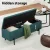 Artiss Velvet Storage Ottoman Blanket Box, Green, 140cm, Stylish & Functional Seating with Ample Storage Capacity Artiss Velvet Storage Ottoman Blanket Box, Green, 140cm, Stylish & Functional Seating with Ample Storage Capacity