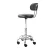 Artiss 2x Black Salon Stool Swivel Chair with PU Leather, Adjustable Height, 360° Rotation & Chrome Footrest