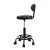 Artiss Salon Stool Swivel Chair, PU Leather, Adjustable 73-90cm, Black, 360° Rotatable, Comfortable Backrest