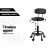 Artiss Salon Stool Swivel Chair, PU Leather, Adjustable 73-90cm, Black, 360° Rotatable, Comfortable Backrest Artiss Salon Stool Swivel Chair, PU Leather, Adjustable 73-90cm, Black, 360° Rotatable, Comfortable Backrest