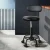 Artiss Salon Stool Swivel Chair, PU Leather, Adjustable 73-90cm, Black, 360° Rotatable, Comfortable Backrest