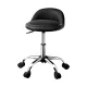 Artiss Salon Stool Swivel Chair, PVC Leather, Adjustable Height, Black, 49.5cm-60cm, Stylish Comfort for Any Space
