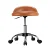 Artiss Salon Stool Swivel Chair, PVC Leather, Adjustable Height, Brown - Stylish Comfort for Salons & More