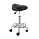 Artiss Salon Stool Saddle Swivel Chair, PU Leather, Black, Adjustable Height 50-67cm, Comfort & Style for Salons Artiss Salon Stool Saddle Swivel Chair, PU Leather, Black, Adjustable Height 50-67cm, Comfort & Style for Salons