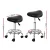 Artiss Salon Stool Saddle Swivel Chair, PU Leather, Black, Adjustable Height 50-67cm, Comfort & Style for Salons