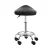 Artiss Salon Stool Saddle Swivel Chair, PU Leather, Black, Adjustable Height 50-67cm, Comfort & Style for Salons