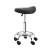 Artiss 2x Black Salon Stool Saddle Swivel Chair - Premium Comfort, Adjustable Height, PU Leather, 360° Rotation