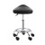 Artiss 2x Black Salon Stool Saddle Swivel Chair - Premium Comfort, Adjustable Height, PU Leather, 360° Rotation