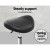 Artiss 2x Black Salon Stool Saddle Swivel Chair - Premium Comfort, Adjustable Height, PU Leather, 360° Rotation