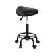 Artiss Salon Stool Saddle Swivel Chair, PU Leather, Black, Adjustable Height 50-67cm, Comfort & Style for Any Space