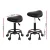 Artiss Salon Stool Saddle Swivel Chair, PU Leather, Black, Adjustable Height 50-67cm, Comfort & Style for Any Space