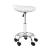 Artiss 2x Salon Stool Saddle Swivel Chair - White, PU Leather, Adjustable Height, 360° Rotatable, Chrome Base
