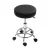 Artiss Black Salon Stool: 360° Swivel, Adjustable Height, PU Leather, Chrome Base - Perfect for Salon & Studio Use