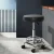 Artiss Black Salon Stool: 360° Swivel, Adjustable Height, PU Leather, Chrome Base - Perfect for Salon & Studio Use