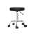 Artiss 2x Salon Stool Round Swivel Chair Black - PU Leather, 360° Rotatable, Height Adjustable, Chrome Base, Set of 2