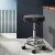 Artiss 2x Salon Stool Round Swivel Chair Black - PU Leather, 360° Rotatable, Height Adjustable, Chrome Base, Set of 2