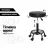 Artiss 2x Salon Stool - Adjustable Swivel Chair with PU Leather, 360° Rotation & Heavy-Duty Base