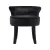 Artiss Vanity Stool, Velvet, Black, 51x51.5x55cm, Abella, Button Tufted Design, High-Density Foam Comfort