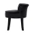 Artiss Vanity Stool, Velvet, Black, 51x51.5x55cm, Abella, Button Tufted Design, High-Density Foam Comfort