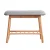 Artiss Bamboo Shoe Rack Bench with Fabric Seat - Eco-Friendly, Durable, Easy Assembly, Holds 3 Pairs, Natural Finish