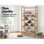 Artiss Bamboo Shoe Rack Cabinet, 10-Tier, Holds 50 Pairs, Eco-Friendly, Retro Design, Easy Assembly, Natural Finish