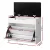 Artiss 3-Tier Shoe Rack Cabinet Bench - White PU Leather Seat, Holds 15 Pairs, Particle Board, 57x30x53cm, Easy Assembly