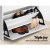 Artiss 3-Tier Shoe Rack Cabinet Bench - White PU Leather Seat, Holds 15 Pairs, Particle Board, 57x30x53cm, Easy Assembly