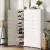 Artiss 15 Cube Shoe Rack Storage Cabinet - Stackable, Eco-Friendly PP Plastic, 124x30x158cm, White, Ventilated Design