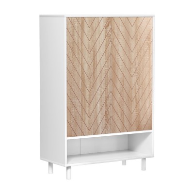 Artiss 6-Tier White Shoe Rack Cabinet: Stylish Storage for 24 Pairs, Easy Assembly, Modern Design