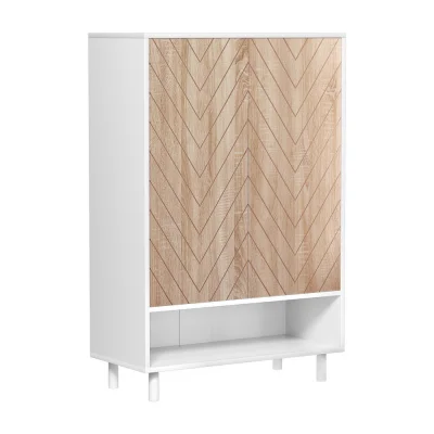 Artiss 6-Tier White Shoe Rack Cabinet: Stylish Storage for 24 Pairs, Easy Assembly, Modern Design