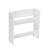 Artiss 2-Tier Wall Mounted Shoe Rack Set of 2, Stores 12 Pairs, Particle Board, 60x16x60cm, White, Entryway Organiser