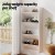 Artiss 2-Tier Wall Mounted Shoe Rack Set of 2, Stores 12 Pairs, Particle Board, 60x16x60cm, White, Entryway Organiser