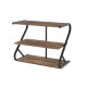 Artiss Sawyer 3-Tier Shoe Rack Cabinet - Black, Industrial Style, E1 Particle Board, Holds 9 Pairs, 65x33.5x51.5