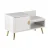 Artiss Shoe Rack Cabinet Bench, Particle Board, White, 80x36x48cm, Elegant Entryway Solution with PU Leather Seat