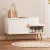 Artiss Shoe Rack Cabinet Bench, Particle Board, White, 80x36x48cm, Elegant Entryway Solution with PU Leather Seat