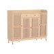 Artiss Pine Shoe Rack Cabinet: Adjustable Shelves, 26 Pairs Capacity, Pine Legs, Easy Assembly, 1-Year Warranty