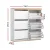 Artiss 3-Tier Shoe Rack Cabinet, White, 45 Pairs, 6 Flip-Out Drawers, Stylish Storage, Easy Assembly, 1-Year Warranty