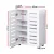Artiss Alster 5-Tier Shoe Rack Cabinet, White, 20 Pair Capacity - Adjustable Shelves, Ventilated Doors, 60x33.5x87cm