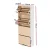Artiss 160cm Shoe Rack Cabinet, 24-Pair Capacity, Adjustable Shelves, Pine Design, Durable Melamine Finish, White