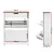 Artiss Shoe Rack Cabinet, Particle Board, White, 78x23.5x102.5cm, Modern Design, 16 Pairs Storage, Adjustable Shelves